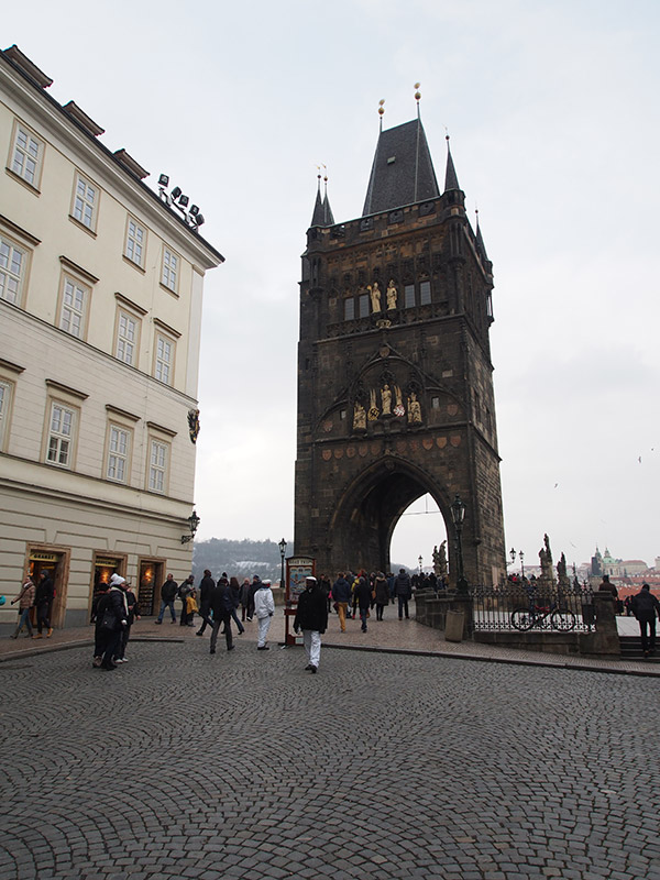 Charles Bridge, Prague, in January 2016 - photo by Arash Raissian