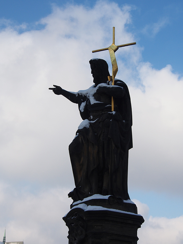 Charles Bridge, Prague, in January 2016 - photo by Arash Raissian